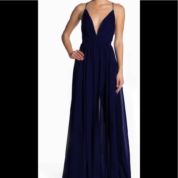 Meghan LA | Dresses | Meghan La Geometric Seam Maxi Dress Large Nwt New